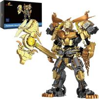 "JMBricklayer Mech Robot" rinkiniai suaugusiesiems 70161, herojaus Mecha žaislas su ginklu ir judančiais sąnariais, veiksmo figūrėlės Mech modelio kolekcija arba namų ekranas, dovana berniukams ir mergaitėms