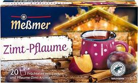 "Meßmer" cinamoninė slyva | Žiemos vaisių arbata su vaisiniu pikantišku aromatu | 20 arbatos maišelių | Vegan | Be glitimo | Be laktozės