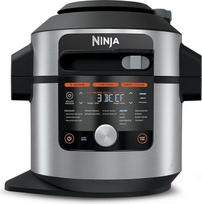 "Ninja Foodi MAX 14-in-1 SmartLid Multi-Cooker" [OL750EU] Slėginė viryklė ir karšto oro kepsninė, skaitmeninis kepimo termometras, išmanioji kepimo sistema, 7,5 litro, sutaupo iki 60 % energijos sąnaudų