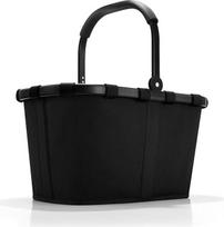 "reisenthel Carrybag" juodas, tvirtas pirkinių krepšys su daug vietos ir praktiška vidine kišene, elegantiškas ir vandeniui atsparus dizainas