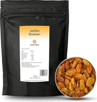 "Sultan's Palace" geltonos "Jumbo" razinos - 2000 g - aukščiausios kokybės - ryškios vynuogių uogos - grūdiniai vaisiai, košėms be cukraus - džiovinti vaisiai ir uogos (Vegan)