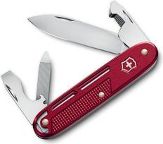"Victorinox Synergy Alox" kišeninis peilis, daugiafunkcinis, 9 funkcijų, su ašmenimis, pakuočių atidarymo įtaisu, atsuktuvu, šveicariškas, nerūdijantis plienas, raudonas