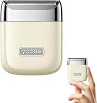 "Yoose" mini elektrinis skustuvas moterims Intymus skustuvas moterims Elektrinis skustuvas moterims Akumuliatorinis moteriškas skustuvas Bikinio zonai, pažastims, rankoms, kojoms, IPX7 vandeniui atsparus įkraunamas su USB C, smėlio spalvos