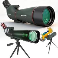 20-60x80 HD vandeniui atsparus stebėjimo teleskopas su trikoju ir išmaniojo telefono adapteriu - paukščių stebėjimui, medžioklei, sportui, laukinei gamtai ir astronomijai