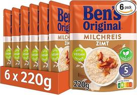 BEN'S ORIGINAL™ Paruošti ryžių miltai su cinamonu 6 x 220 g