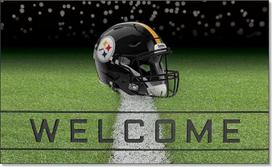 FANMATS 19957 "Pittsburgh Steelers" trupinių gumos lauko kilimėlis 18 x 30 colių