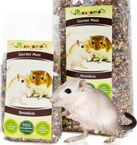 Gerbil Gourmet Menu - rūšiai tinkamas maistas pelėms Gerbil Gerbilas be granulių Smulkių gyvūnų maistas Visavertis maistas Dydis 500 g