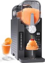 INITIO Slush aparatas, 2 l Slushie aparatas namų Slushi, Frappé, Pieno kokteiliams ir Margaritai, nereikia ledo, LED ekranas, savaime išsivalantis, juodas, AD03, 6 programos + 1 pakuotė