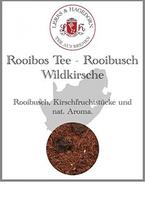 Lerbs & Hagedorn, Rooibos arbata Rooibusch Wild Cherry, 250 g (apie 20 litrų) Vyšnių vaisių gabalėliai