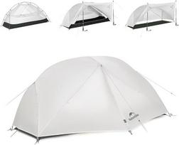 Naturehike Mongar Pro Ultralight palapinės Vėjui atsparios vandeniui atsparios trekingo palapinės Nešiojama 1, 2 ir 3 asmenų palapinė 3-4 sezonams, skirta stovyklavimui ir žygiams
