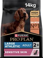PRO PLAN Athletic Sensitive Large Adult Dry Dog Food Lašiša 14kg