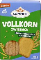 Sommer & Co. Ekologiški "Demeter" kviečių viso grūdo sausainiai, veganiški (6 x 200 g)