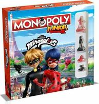 Winning Moves Monopoly Junior Miraculous prancūzų kalba - Stalo žaidimas 5+ - Stalo žaidimas 2-6 žaidėjams - Stalo žaidimai šeimai prancūzų kalba