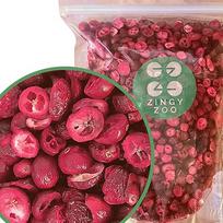 ZingyZoo Džiovintos šaltyje spanguolės be cukraus XL 250 g Natūralios spanguolės be cukraus Džiovinti šaltyje vaisiai Laukiniai natūralūs šaltyje džiovinti vaisiai Spanguolės Džiovintos šaltyje