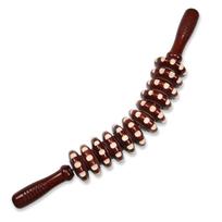 Botqtow Wooden Fascia Massage Roller 12 Trigger Points For Cellulite Release Sore Muscle Relief Body Sculpting