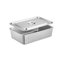 Stainless Steel Rectangular Food Pan with Lid