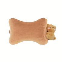 Automobilio galvos atramos kaklo atramos pagalvė, miela automobilio pagalvė, animacinis prisimenantis medvilnė, sportinė sėdynė, miego artefaktas automobiliui Bear Headrest
