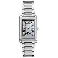 Emporio Armani Dviejų rodyklių laikrodis su datos rodikliu, nerūdijančio plieno, AR11664