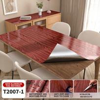 Self-Adhesive Wood Grain Wallpaper Peel and Stick Removable Waterproof Wall Sticker for Cabinet Table Desk Renovation Background Decor 0.4*2m