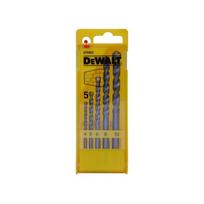 DT6952 DEWALT Grąžtų komplektas betonui 4/5/6/8/10 mm 5 vnt.