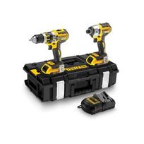 DCK250D2 DeWALT 18V suktuvų rinkinys (2x2.0 Ah)