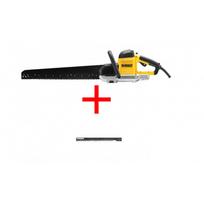 DWE397 DeWALT tuščiavidurių plytų pjūklas 430 mm + DT2974 ALLIGATOR pjūkleliai tandeminiam pjūklui