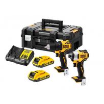 DCK2061D2T DeWALT 18V suktuvų rinkinys (2x2.0 Ah)