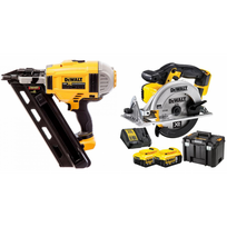 DCN692N DeWALT 2 greičių 18V viniakalė + DCS391P2 18V diskinis pjūklas