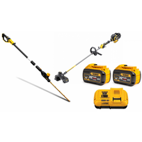 DCM571N DeWALT FLEXVOLT 54V trimeris + DCMPH566Y2 18V 550 mm gyvatvorių žirklės