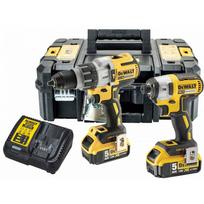 DCK276P2T DeWALT 18V suktuvų rinkinys (2x5.0 Ah)