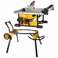 DWE7485 DeWALT išilginio pjovimo staklės + DWE74911 stovas