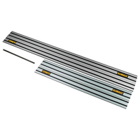 DWS5021 + DWS5022 DeWALT 1 m ir 1,5 m kreipančiosios liniuotės + DE6292 jungtis
