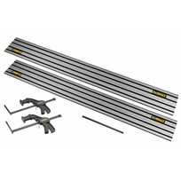 DWS5022 DeWALT 1,5 m kreipančioji liniuotė (2 vnt.) + DE6292 jungtis + DWS5026 spaustuvai