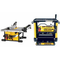 DWE7485 DeWALT išilginio pjovimo staklės + DW733 reismusinės obliavimo staklės (Type 11)