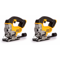2 x DCS331N DeWALT 18V XR Li-Ion siaurapjūklis