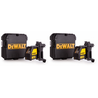 2 x DW088K DeWALT 2 krypčių savaime susireguliuojantis lazeris