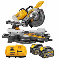 DCS727T2 DeWALT FLEXVOLT 54V skersinio pjovimo staklės (2x6.0 Ah)