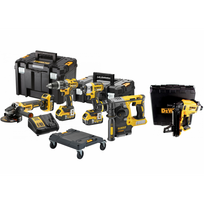 DCK422P3T DeWALT 18V combo rinkinys (3x5.0 Ah) + DCN890NT 18V viniakalė betonui + DOVANA!