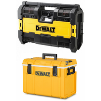 DWST1-75663 DeWALT TOUGHSYSTEM radijas + DWST1-81333 ToughSystem šaltdėžė