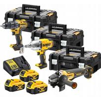 DCKM009 DeWALT įrankių rinkinys (DCD791 + DCF899H + DCG406) (3x5.0 Ah)