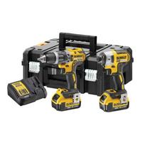 DCK266M2T DeWALT 18V smūginis suktuvas + suktuvas-gręžtuvas (2x4.0 Ah)