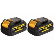 DCB184P2G DeWALT 18V XR Li-Ion akumuliatoriai (2x5.0 Ah)