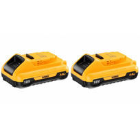 DCB189M2 DeWALT 18V Li-Ion kompaktiškos baterijos (2x4.0 Ah)