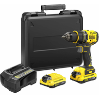 SFMCD720D2K Stanley V20, 18V suktuvas-gręžtuvas (2x2.0 Ah)