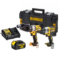 DCK276M1 DeWALT 18V suktuvų rinkinys (1x4.0 Ah) + DOVANA!