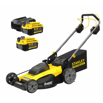 SFMCMWS251M Stanley V20, 18V savaeigė žoliapjovė (2x4.0 Ah)