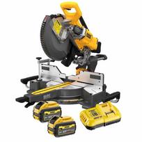 DCS781X2 DeWALT FLEXVOLT 54V skersinio pjovimo staklės 305 mm (2x9.0 Ah)