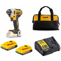 DCF887D2C DeWALT 18V smūginis suktuvas (2x2.0 Ah)