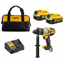 DCD999P2C DeWALT 18V FLEXVOLT Advantage suktuvas - smūginis gręžtuvas (2x5.0 Ah) + DOVANA!
