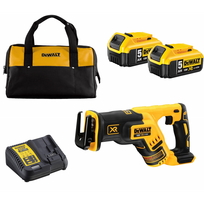 DCS367P2C DeWALT 18V tiesinis pjūklas (2x5.0 Ah)